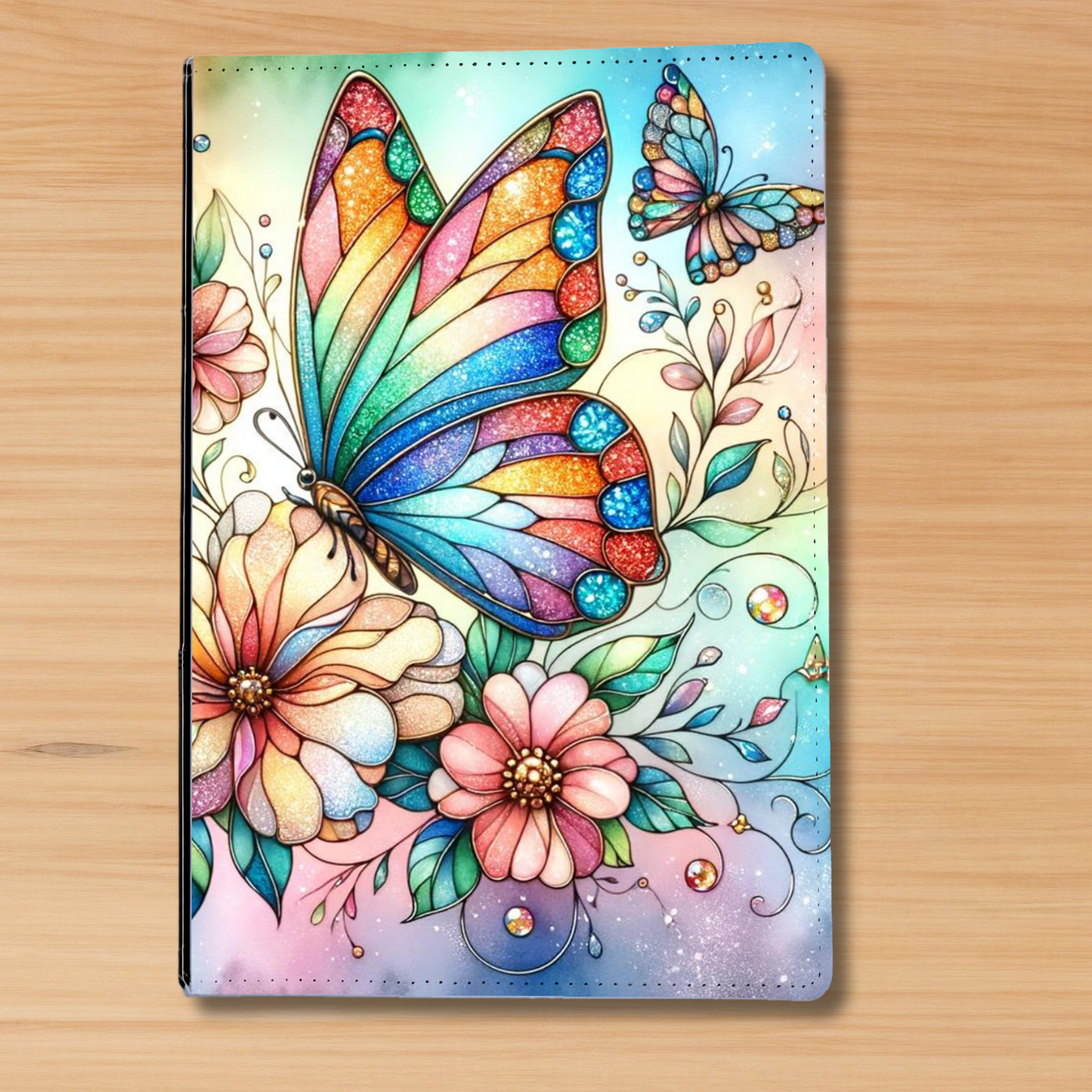 Stained Glass Butterfly Journal