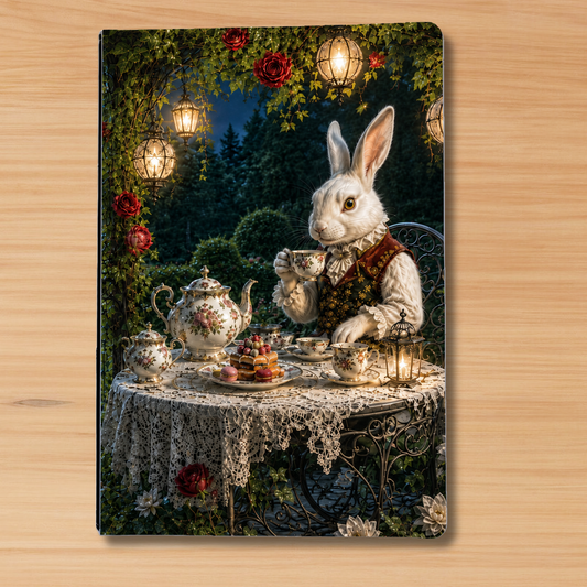 Curious White Rabbit Journal