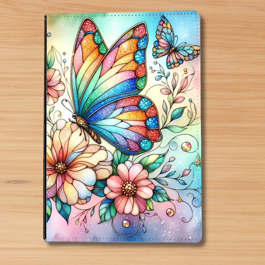 Stained Glass Butterfly Journal